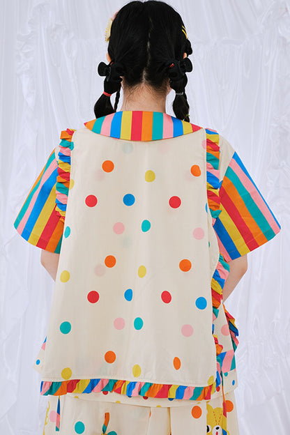 Japanese Rainbow Diary Vest