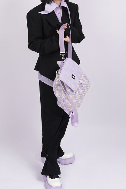 Y2K Furry Crossbody Backpack
