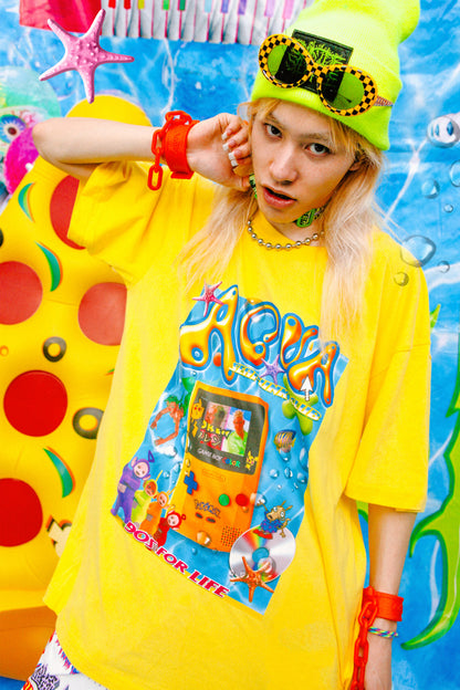 Bright Yellow Game Console Blouse