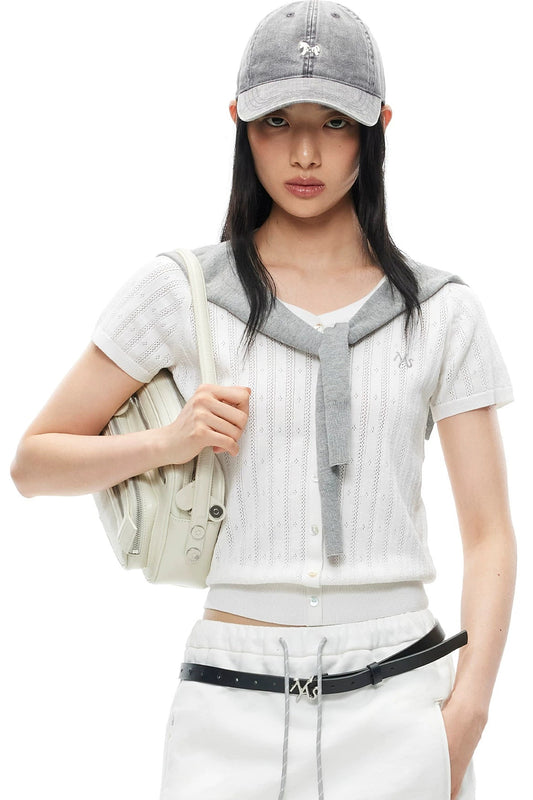 Tencel Linen Color-Block T-Shirt
