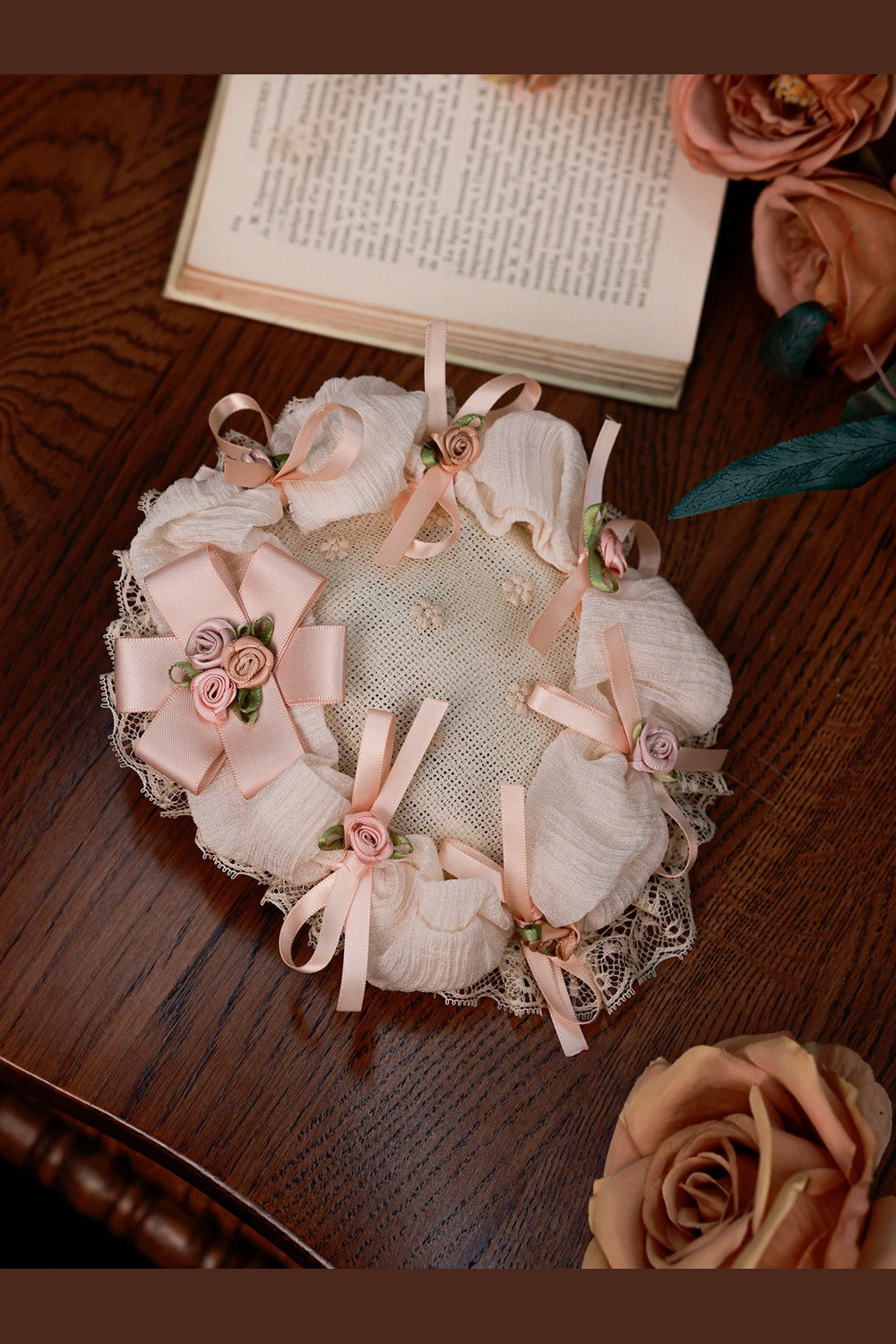 Handmade Lace Bow Hat