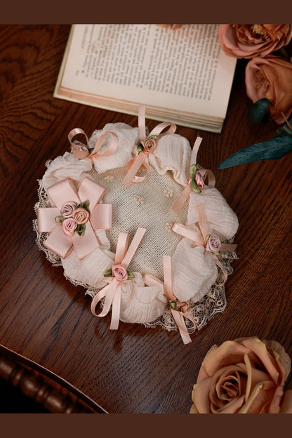 Handmade Lace Bow Hat