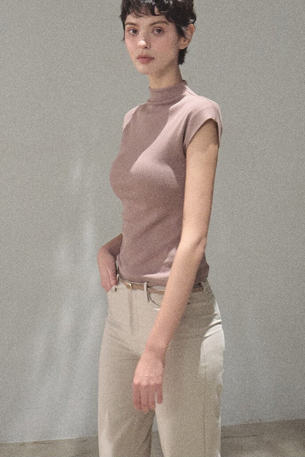 Lyocell Draped Flared Pants