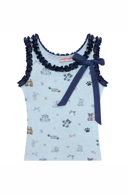Playful Paradise Ruffled Camisole
