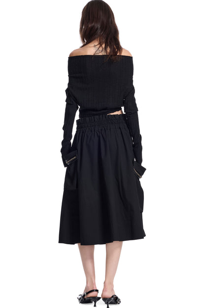 Reversible Cable Knit Top