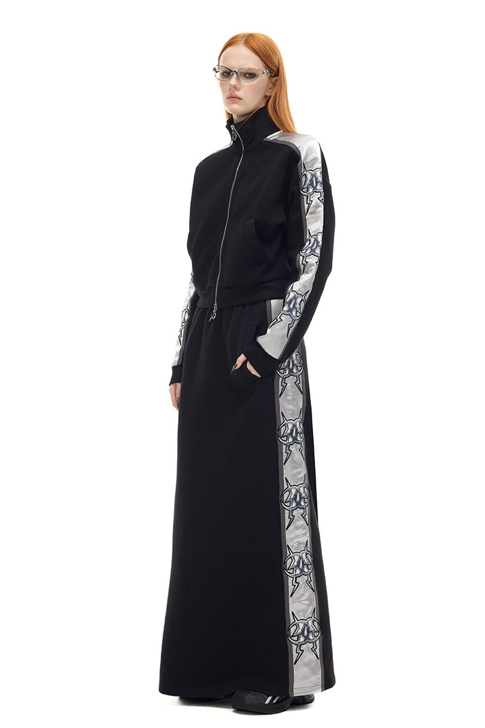Y2K A-Line Midi Skirt
