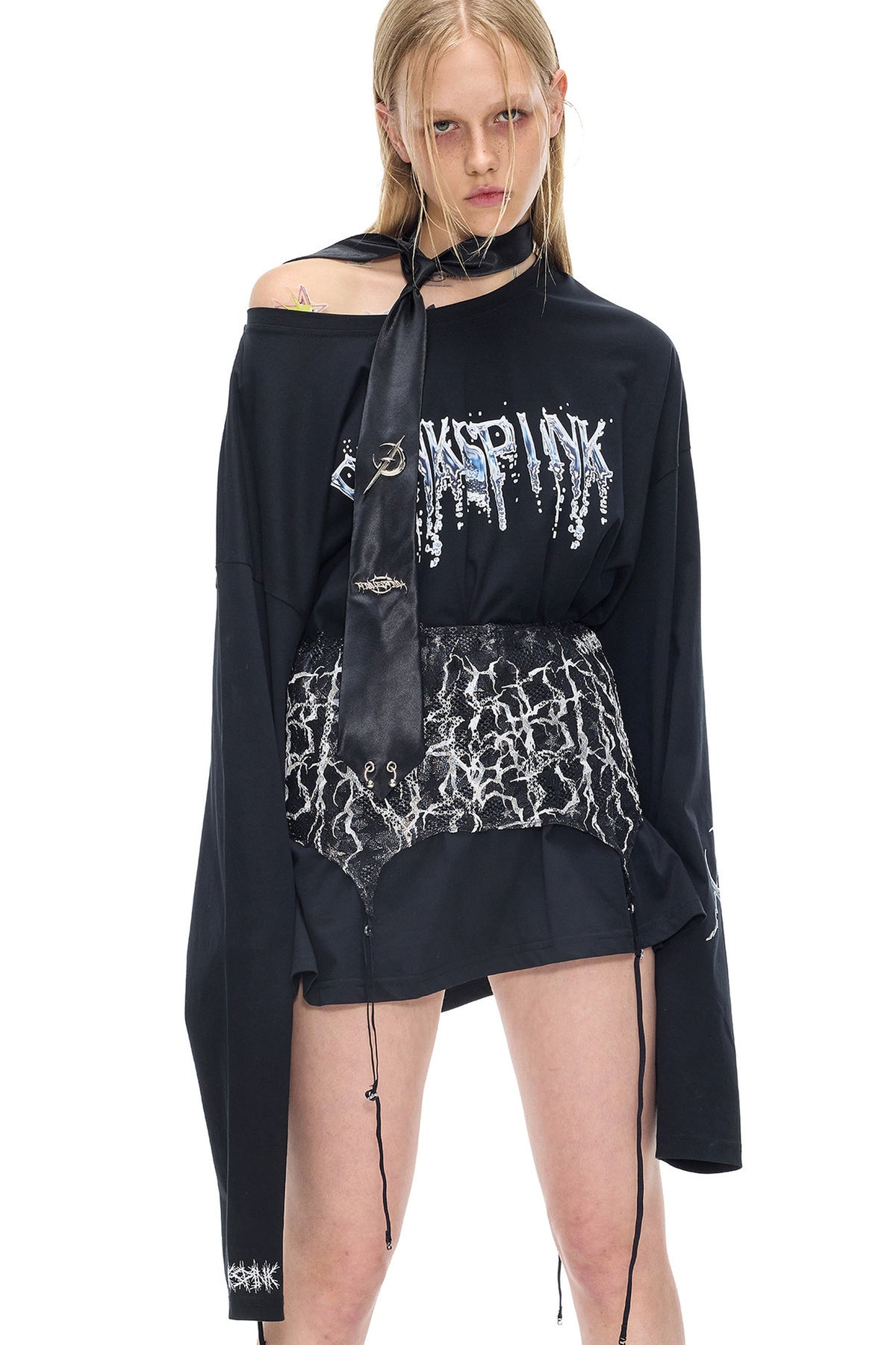 Punk-T-Shirt im Light-Subkulturstil
