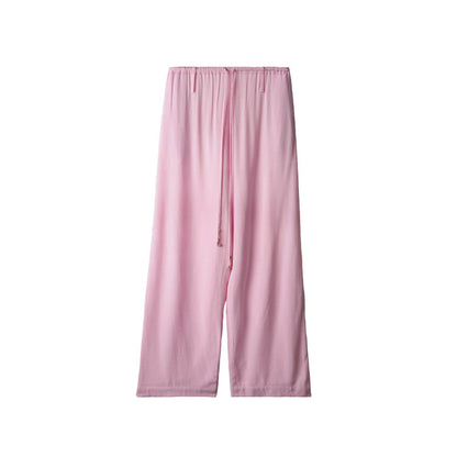 Linen Blend Air Wide-Leg Trousers