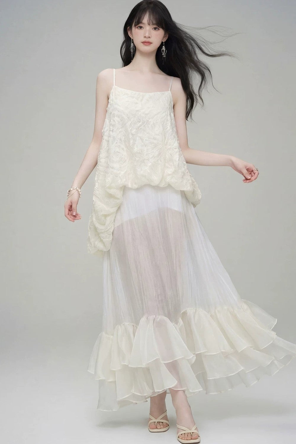 White Rose Two-Piece Set-Up