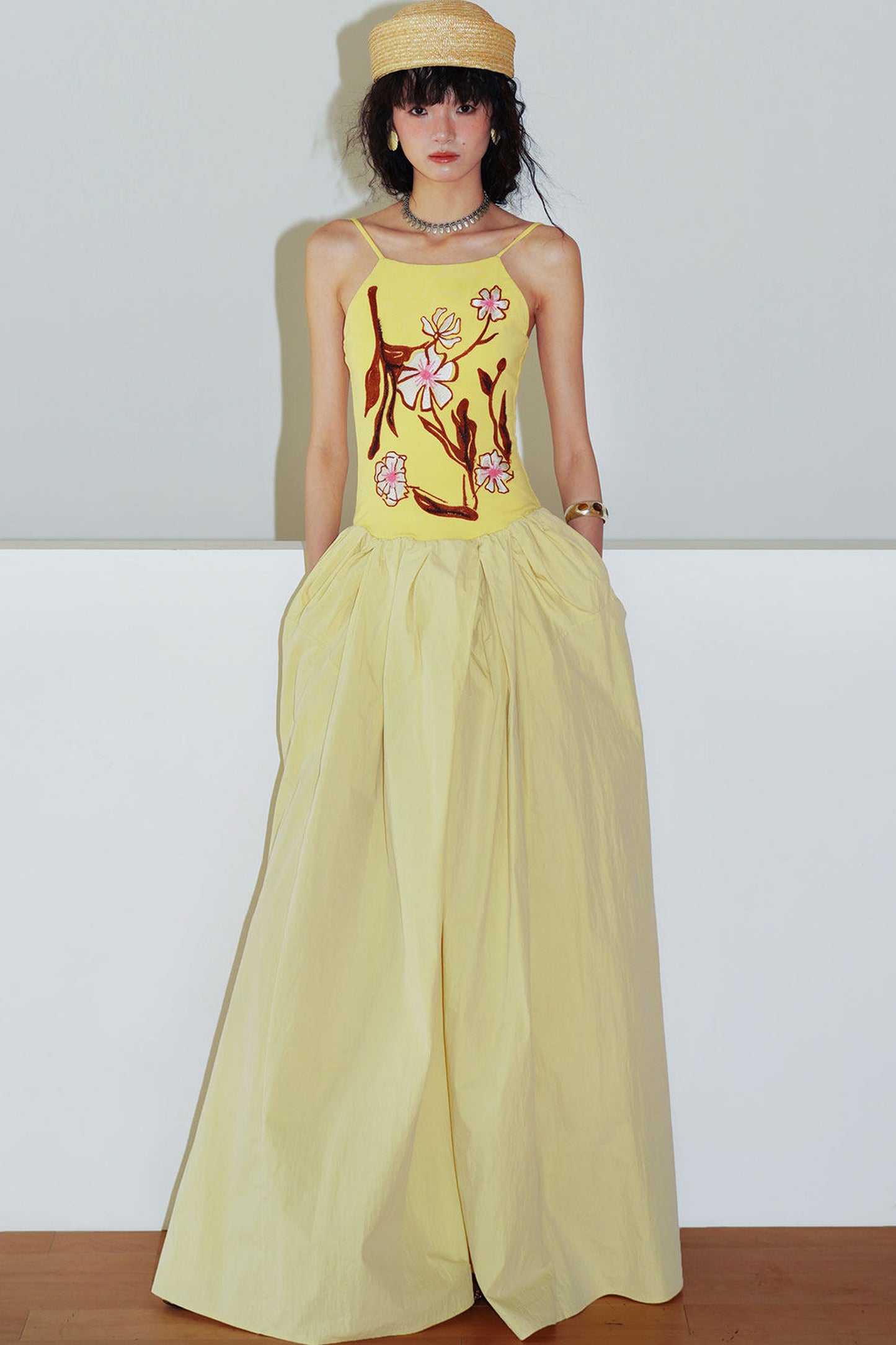 3D Embroidered Vacation Dress