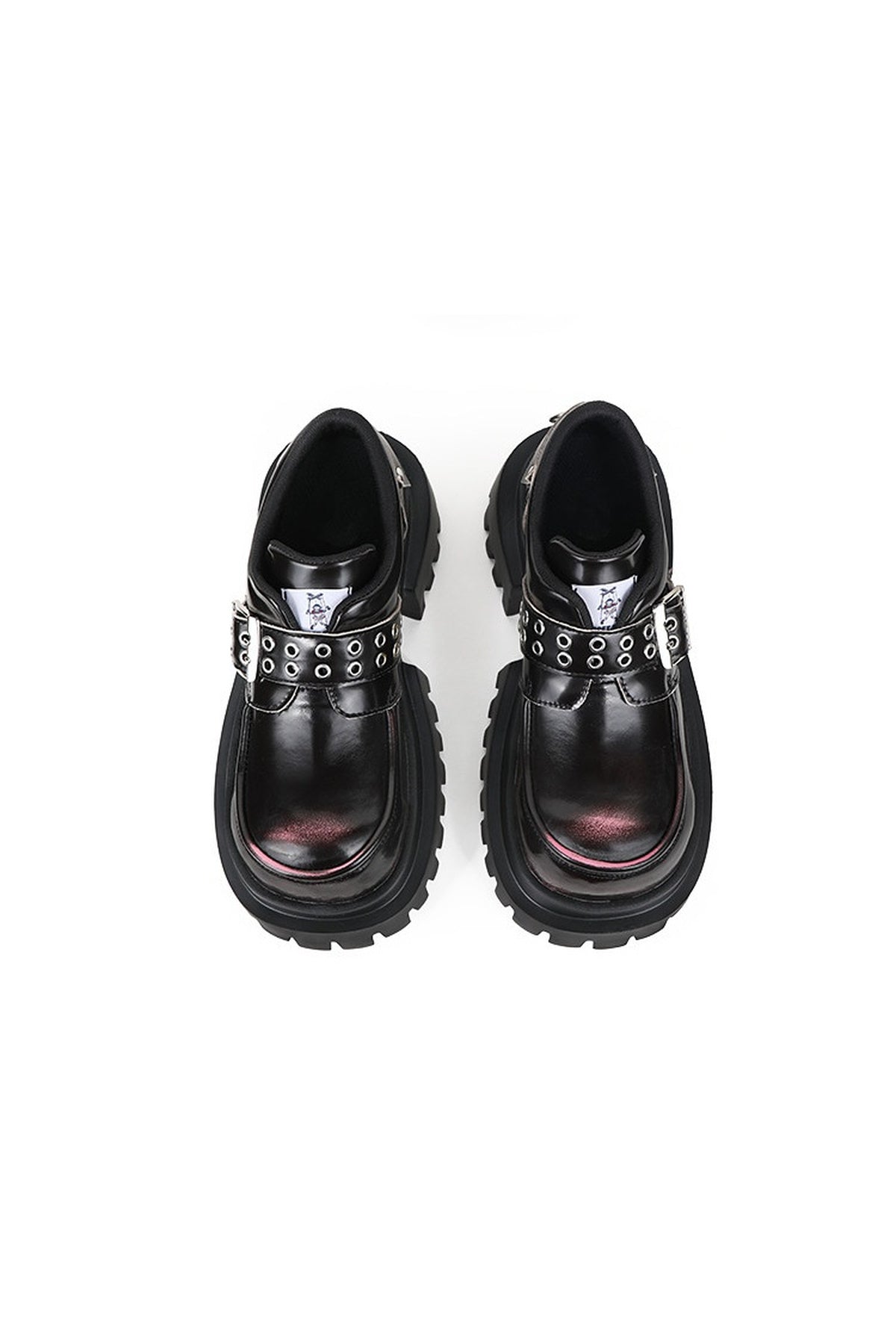 Thick-Soled Leather Derby Shoes