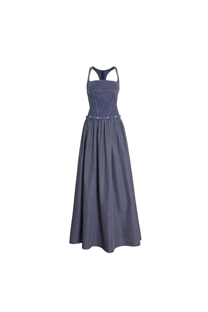 Distressed Washed Cotton Dress