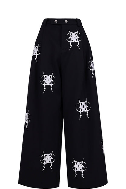 Embroidered Loose Pants