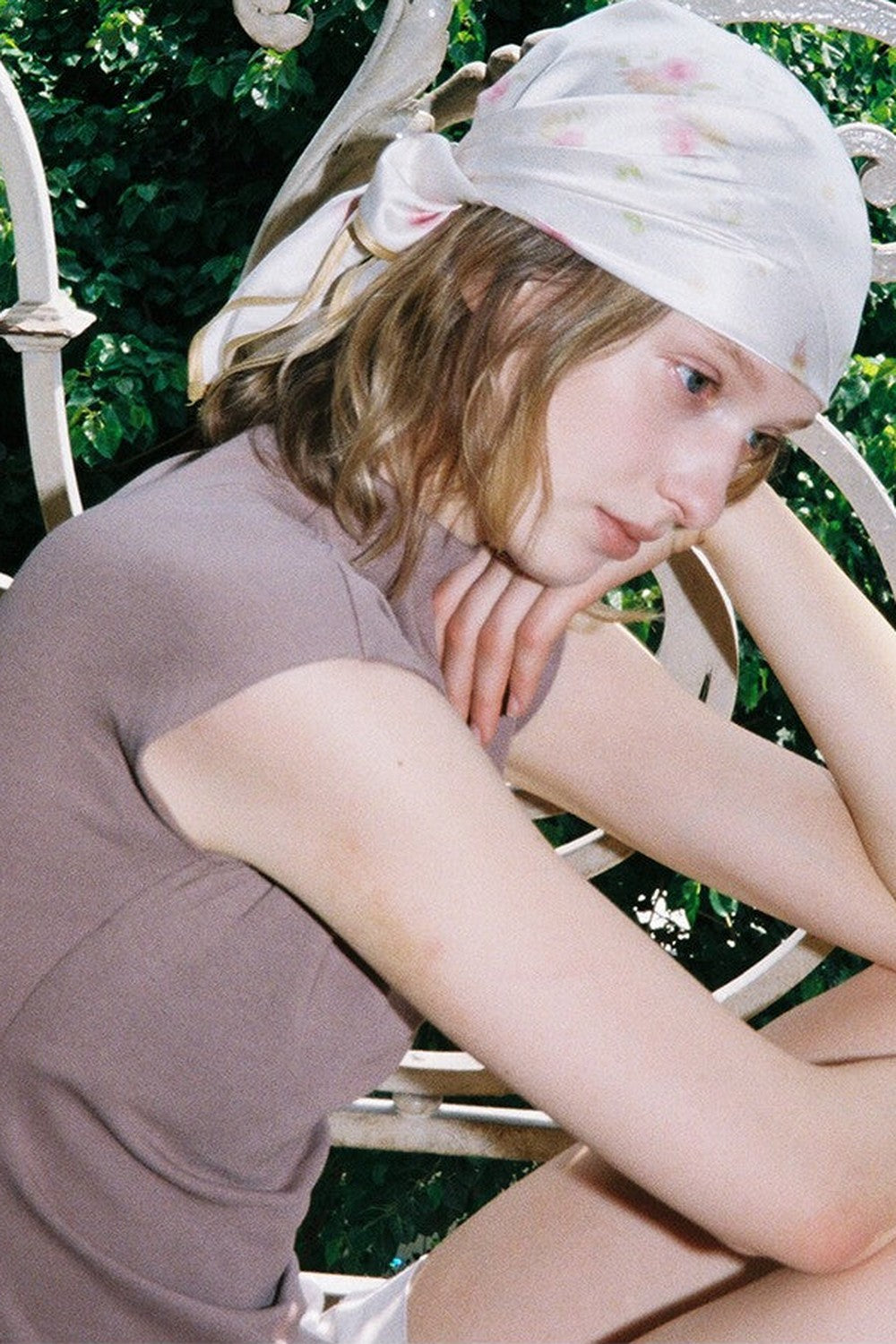 Ribbed Lyocell Short Sleeve Top