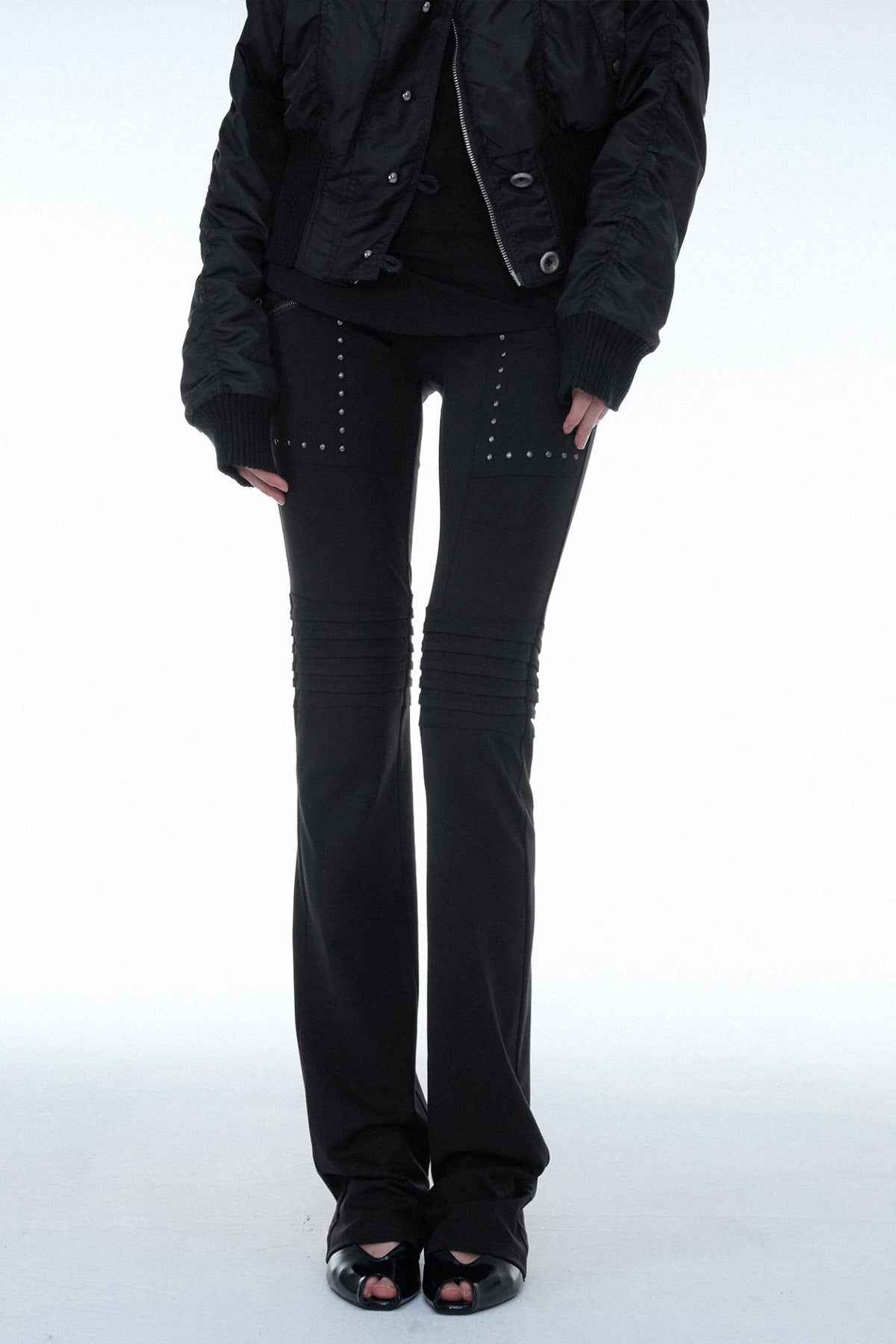 Straight-Leg Slightly Flared Stacked Base Layer Leggings