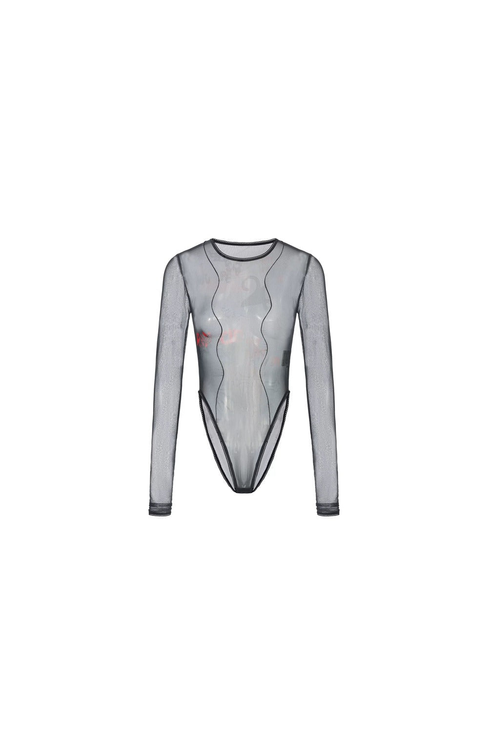 Light Base Layer Punk Print Top