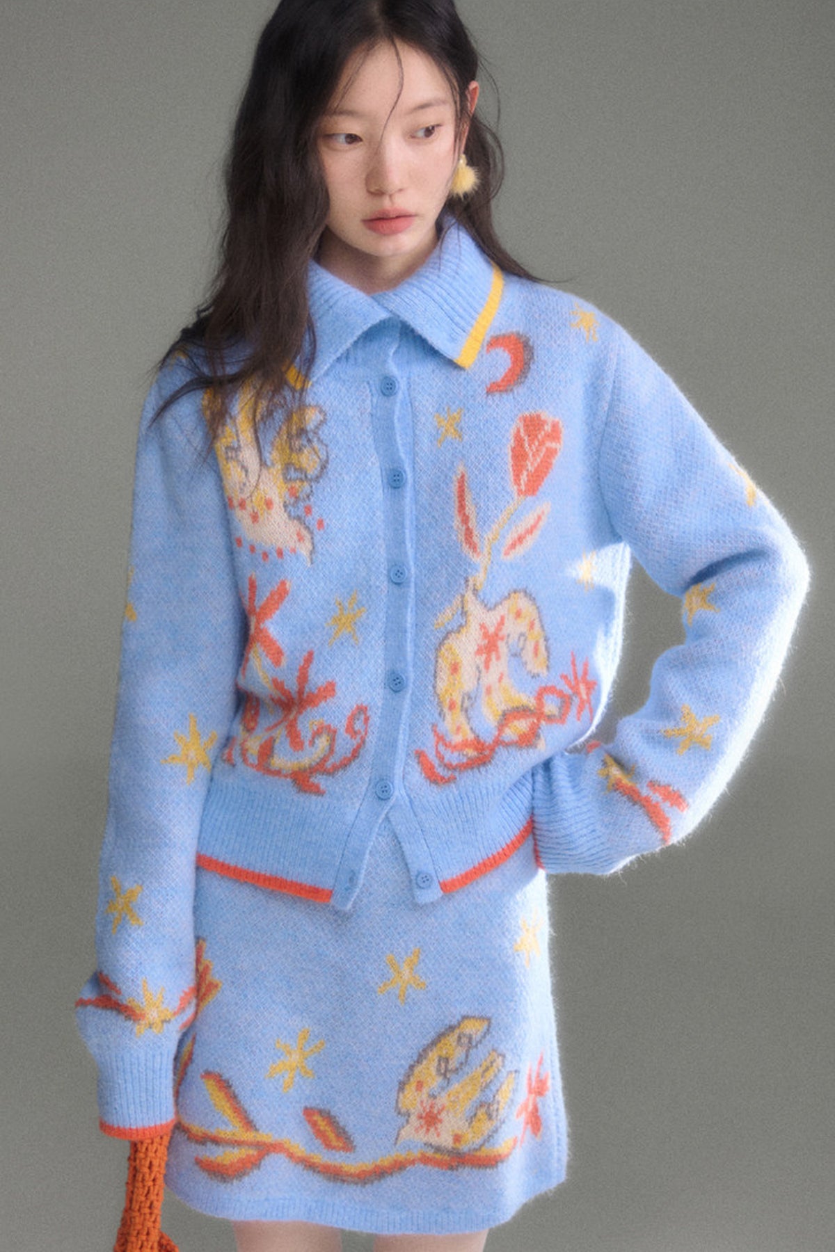 Bird Tulip Wool Knit Set-Up