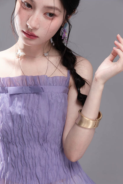 Ice Silk Ruched Camisole