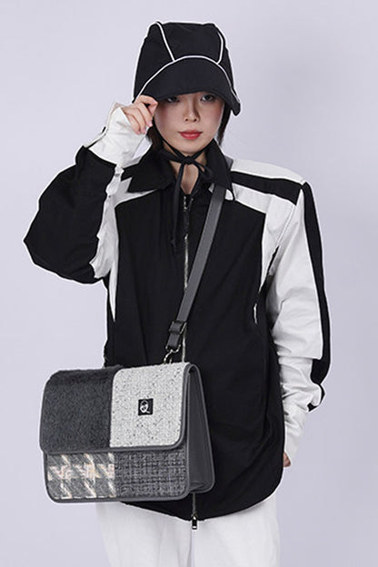 Y2K Color-Blocking Crossbody Bag