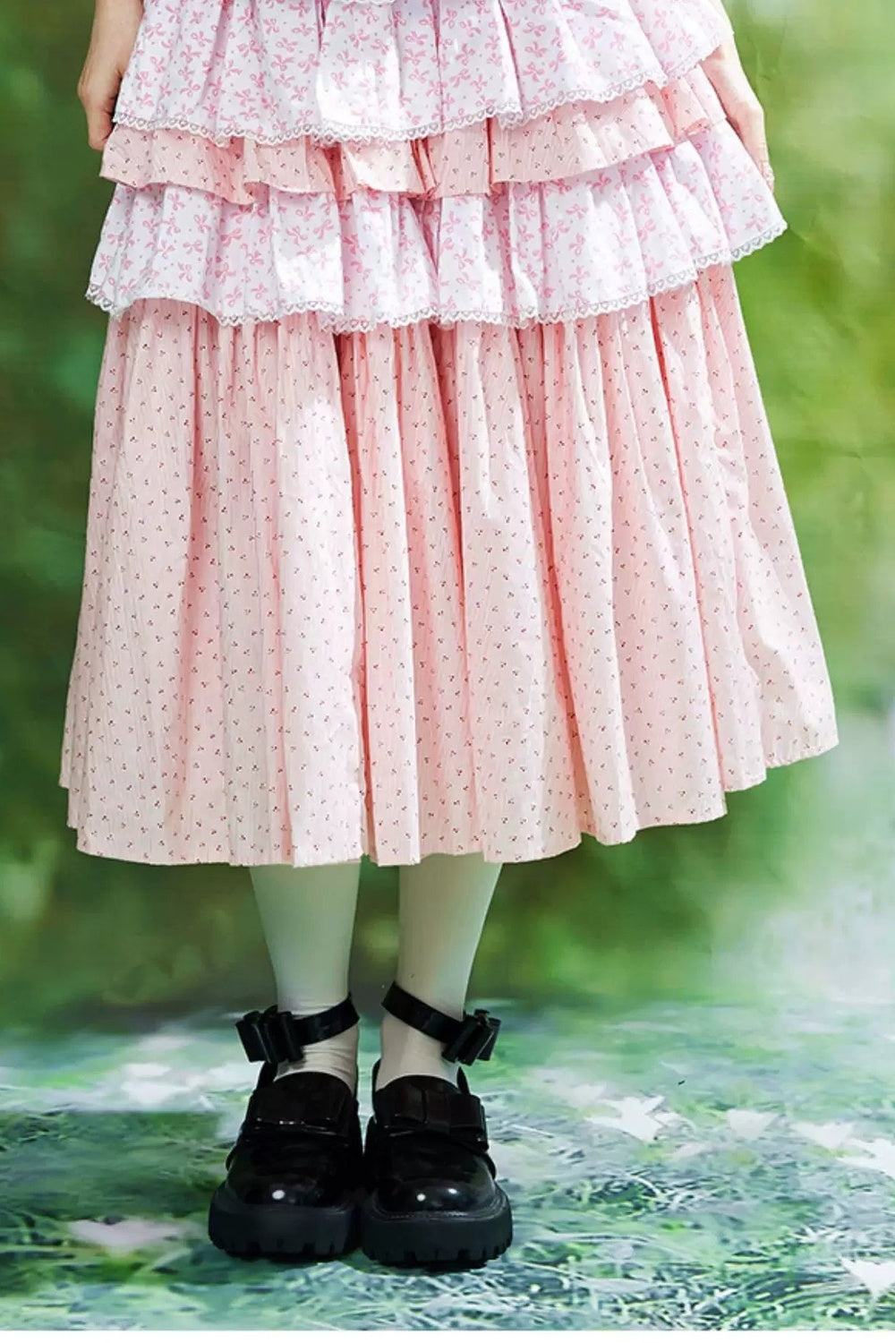 Ancient Pink Lolita Skirt