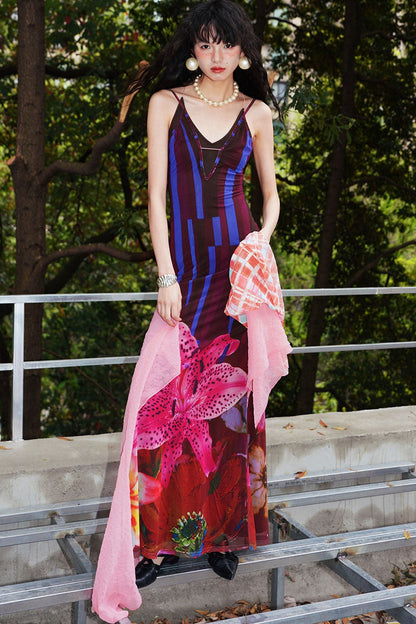 Western Vibe Slim Camisole Dress