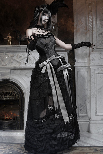 Gothic Heart Fishbone Camisole Set-Up