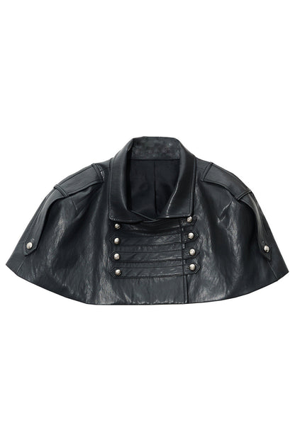 PU Leather Cape