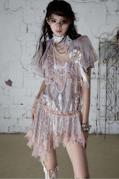 Romantic Lace Chiffon Blouse