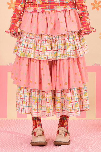 Showa Dessert Two-Tone Cake Skirt