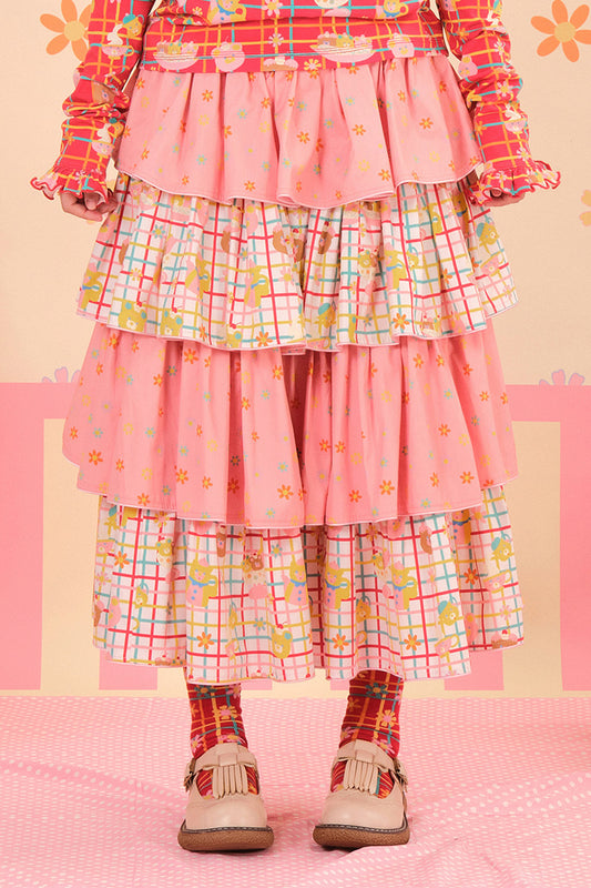 Showa Dessert Two-Tone Cake Skirt