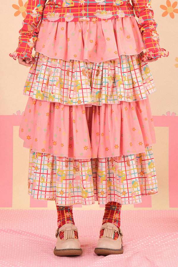 Showa Dessert Two-Tone Cake Skirt