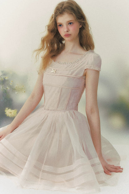 Abito a Maniche Puff Ballet Dreamland