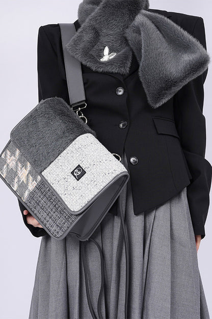 Y2K Color-Blocking Crossbody Bag