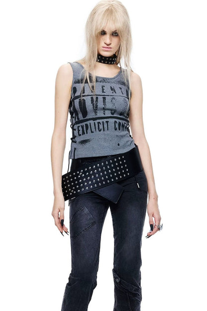 Light Punk Print Camisole Top