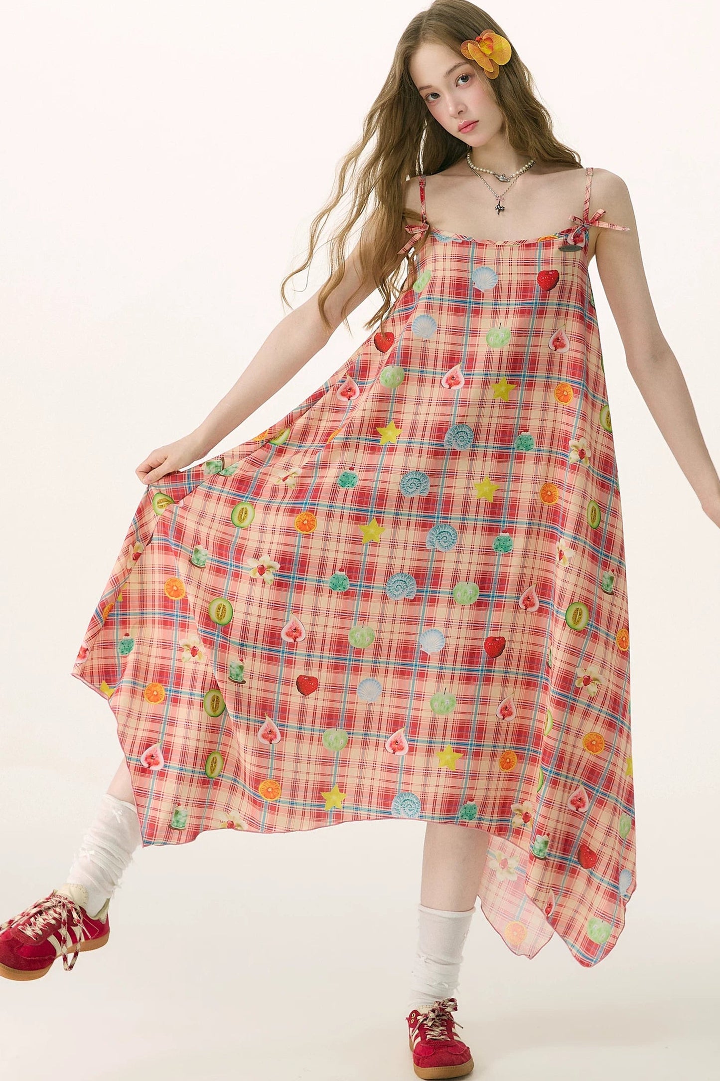 Sweet Dreams Plaid Fun Print Dress