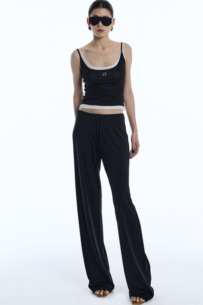Loose Straight Casual Floor-Length Pants