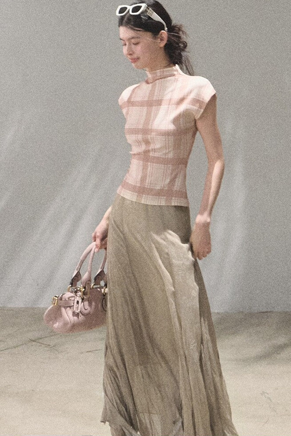Bohemian Paisley Draped Skirt