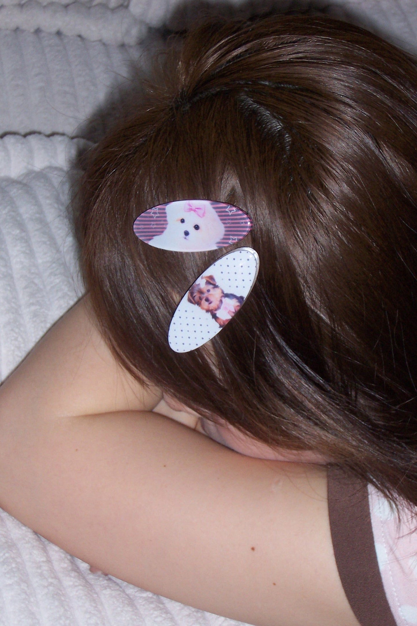 Pet Series Animal Print Hair Clips