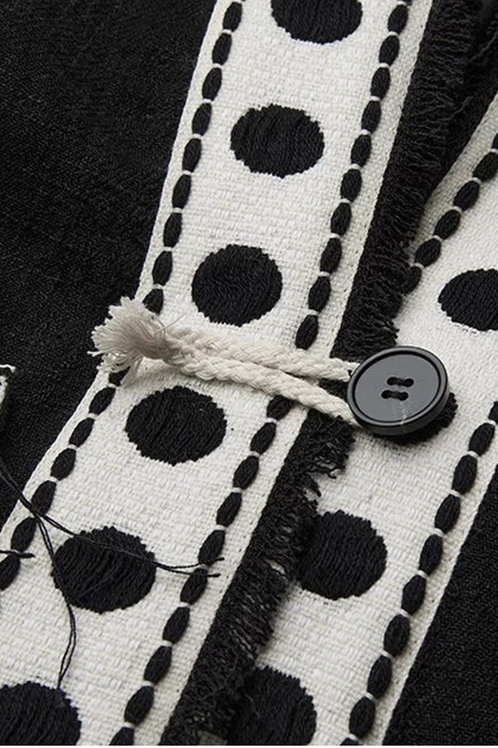 Loose Chinese Embroidered Cotton Linen Jacket
