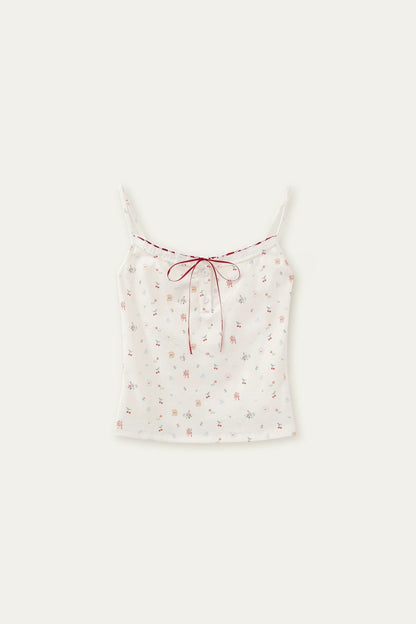 Floral Lace Crop Camisole