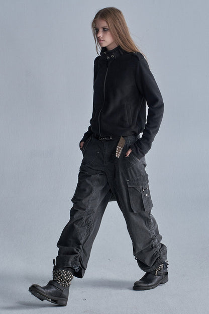 Loose Fleece Zip Jacket