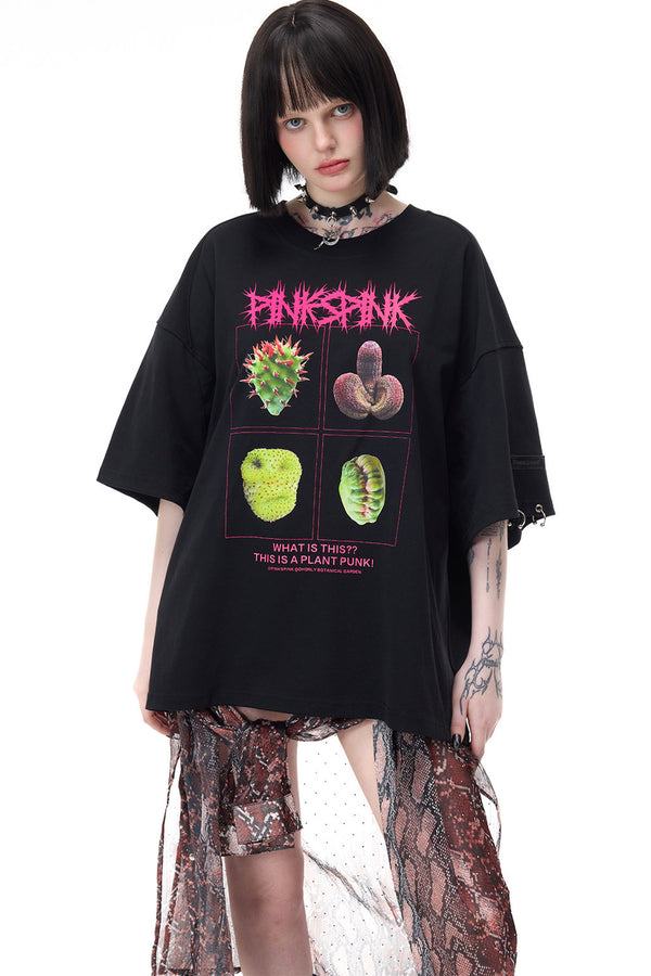 Plant Punk Concept Poster Print T-Shirt
