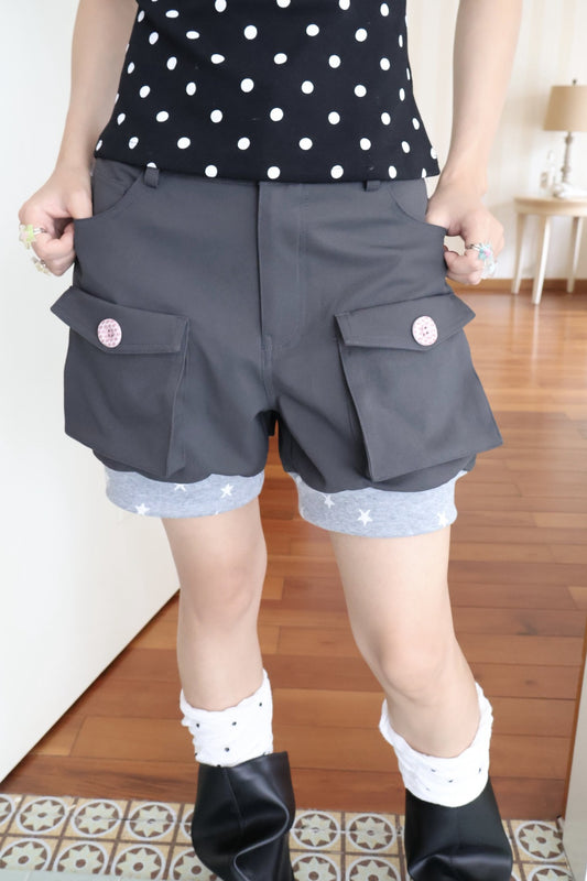 Bloom Waist Cargo Shorts
