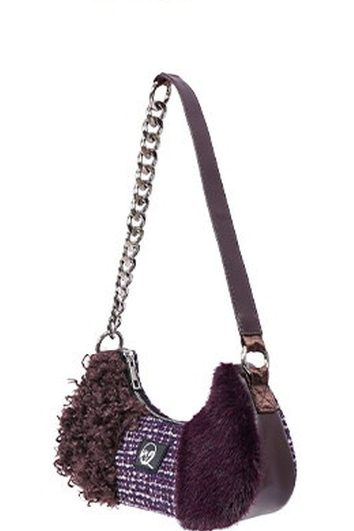 Y2K Color-Block Crossbody Bag
