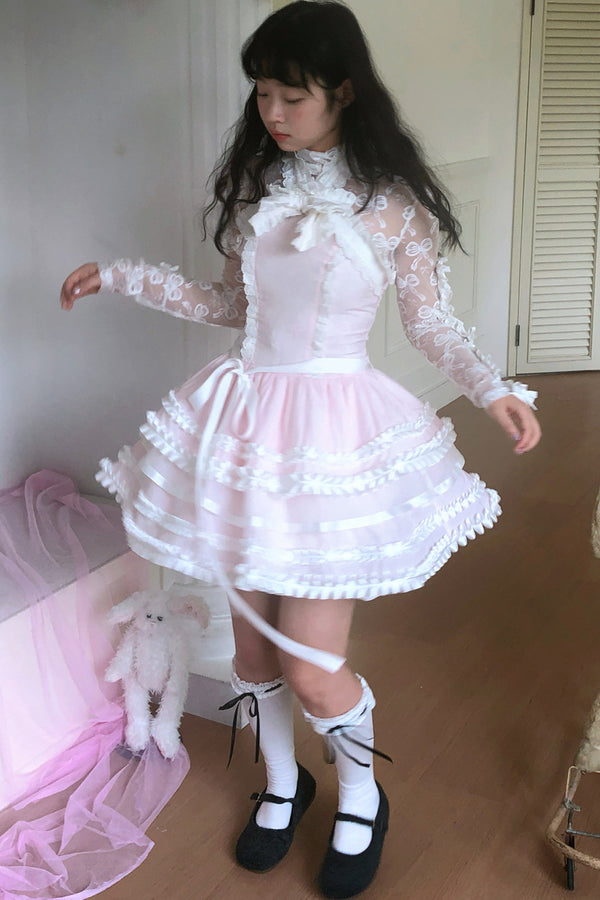 Layered Bow Cake Dress