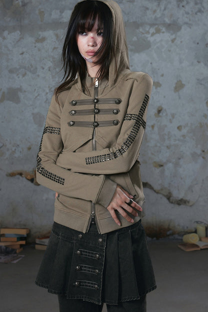 Napoleon Hooded Metal Jacket