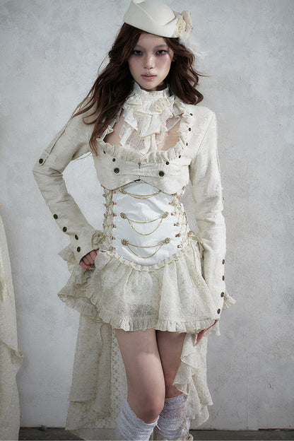 Baroque Punk Leather Jacket