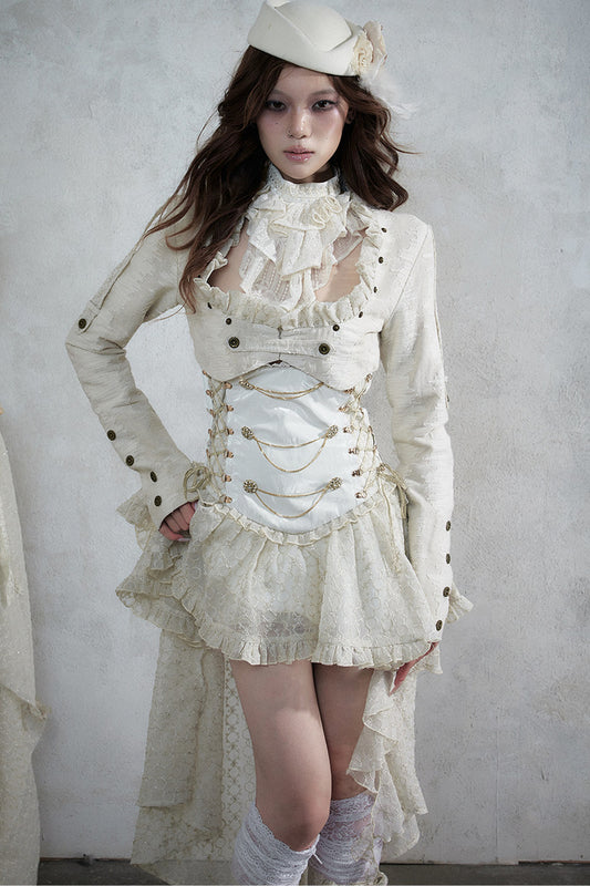 Baroque Punk Leather Jacket