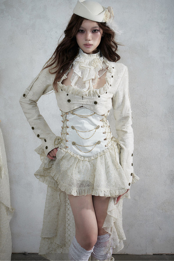 Baroque Punk Leather Jacket