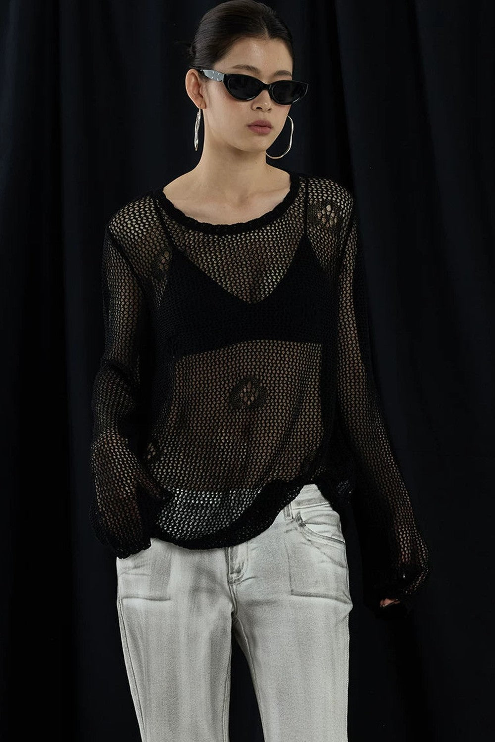 Maglia romantica bianco nuvola con spalle scoperte